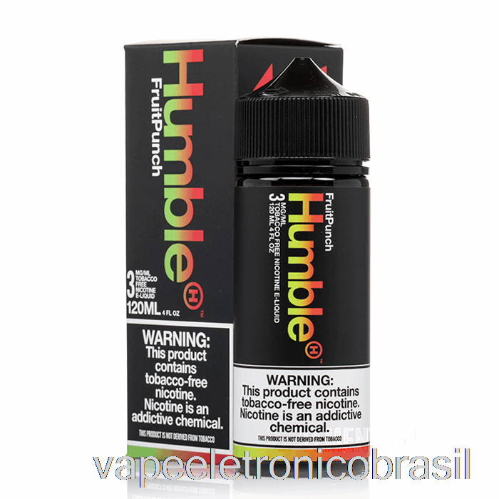 Ponche De Frutas Vape Eletrônico - Suco Humilde Co - 120ml 0mg